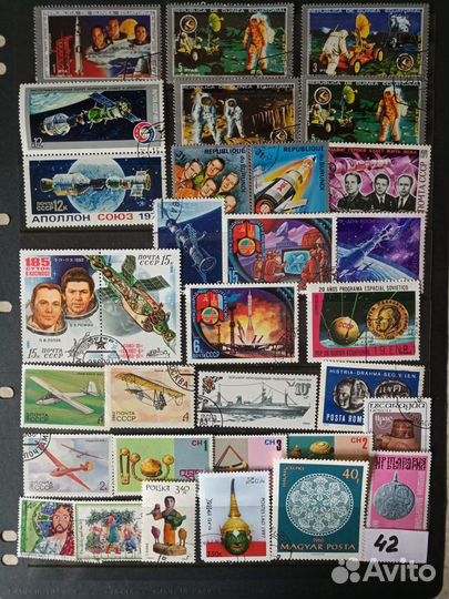 Наборы марок разной тематики 2