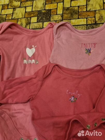 Боди Mothercare 5 шт 12-18 мес