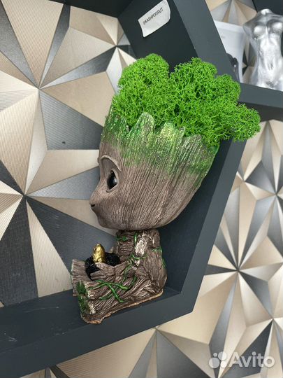 Декор для дома в подарок на новый год Грут марвел