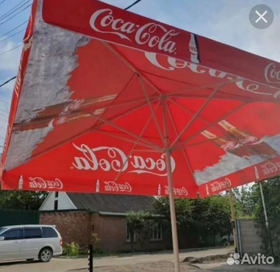 Тент, накидки на уличные зонты 4х4