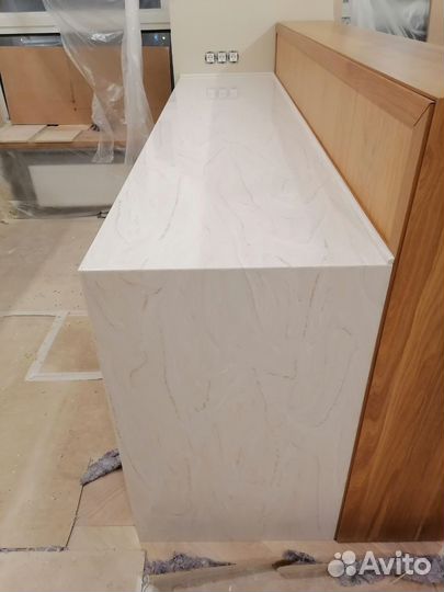 Столешница из камня (кварц, акрил)