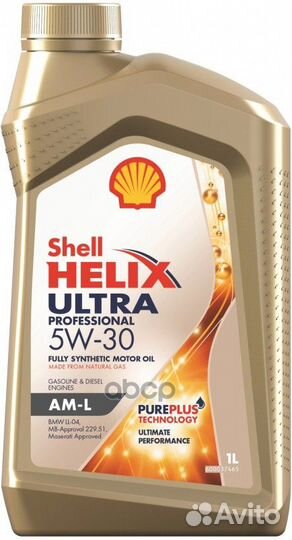 Shell 5W30 (1L) Helix Ultra Professional AM-L