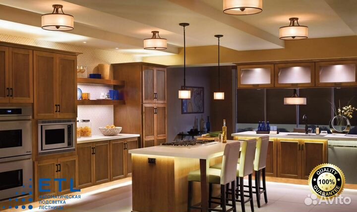 Система подсветки мебели в нескольких цветах