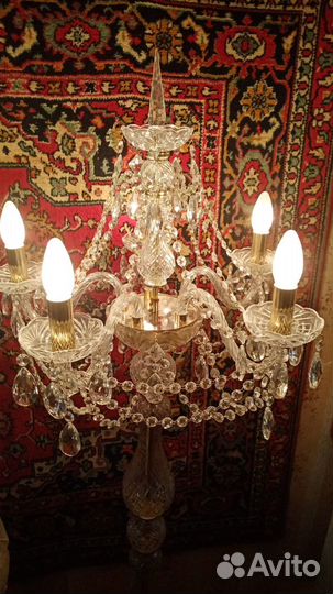 Торшер хрустальный