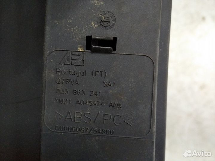 Консоль Фольксваген Шаран