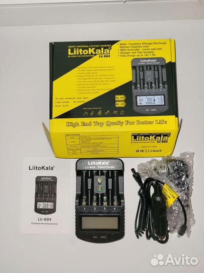 Зарядное устройство Liitokala Lii-ND4