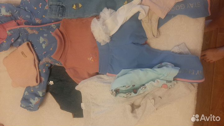 Детские вещи для девочки пакетом 92 98