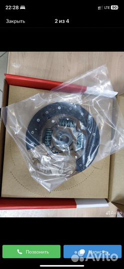 Комплект сцепления solaris / rio