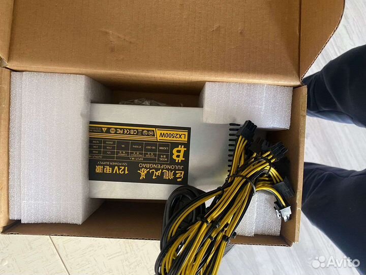 Блок питания для асика 2500w новый