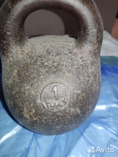 Гиря чугунная. 1 пуд