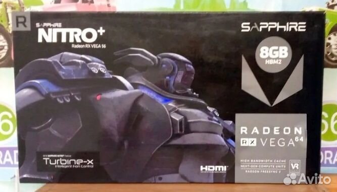 Видеокарта rx vega 64 nitro+