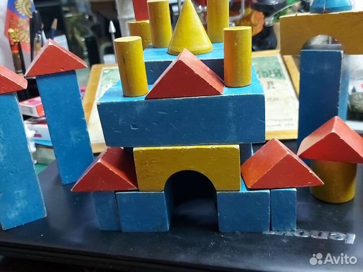 Кубики деревянные СССР 