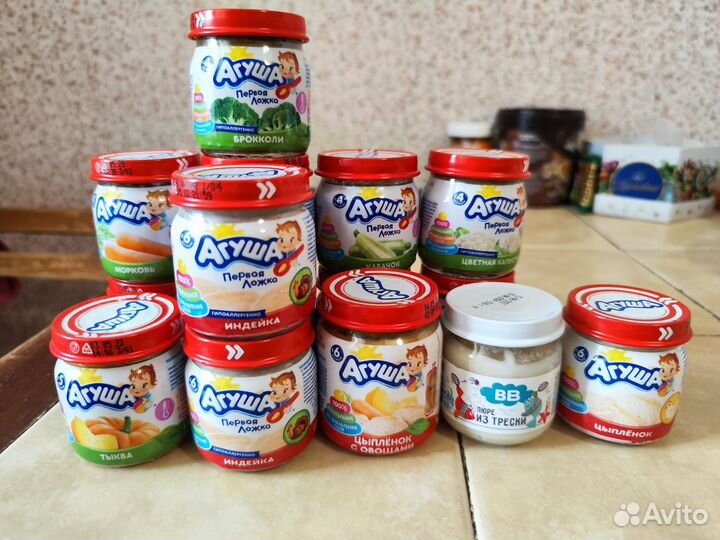 Фруктовое пюре и сок