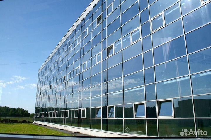 Алюминиевое фасадное остекление