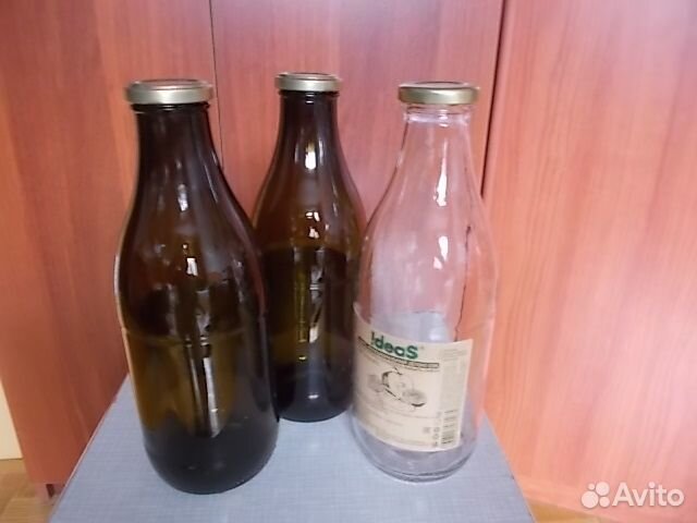 Банки 100-800 мл, бутылки 1л для консервирования