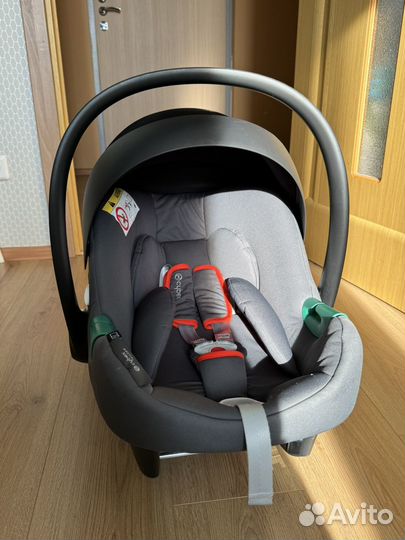 Автолюлька cybex aton b2 i-size с адаптером