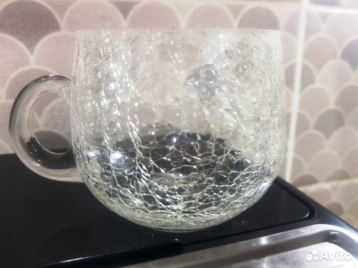 3 бокала с эффектом кракле (Германия)