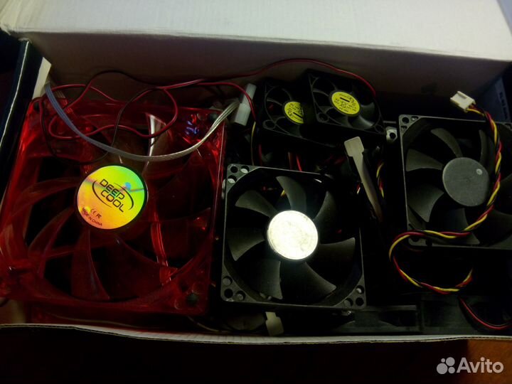 Кулеры, радиаторы, вентиляторы 40мм, 80мм, 120мм