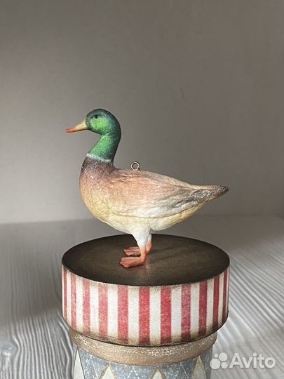 Ватная игрушка. Уточка (селезень)