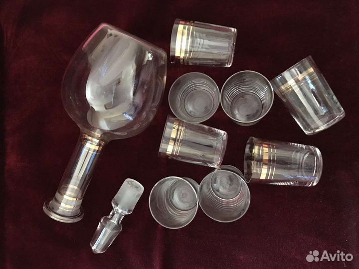 Графин с рюмками СССР