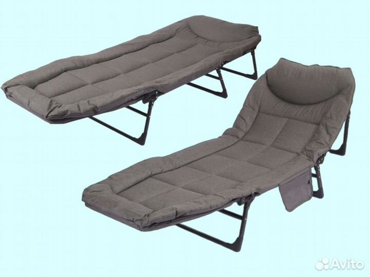 Раскладушка шезлонг 2шт