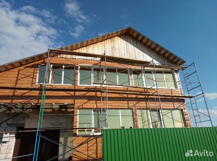 Монтаж кровли фасадов заборов