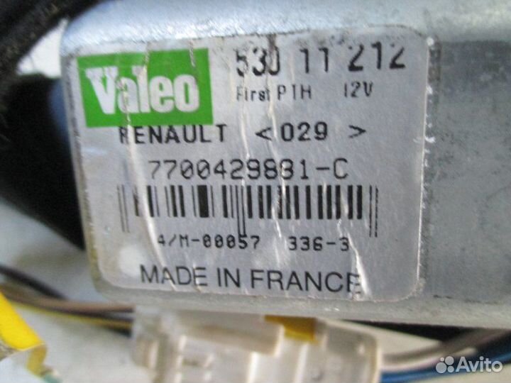 Моторчик дворников задний Renault Megane 2 1998