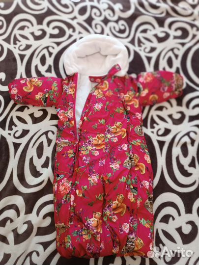 Комбинезон трансформер зимний 80