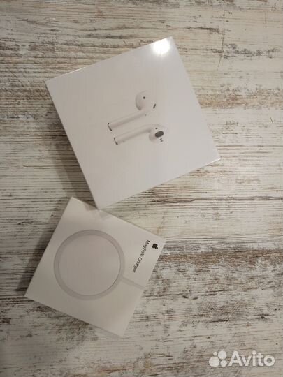 Беспроводные наушники apple airpods 2