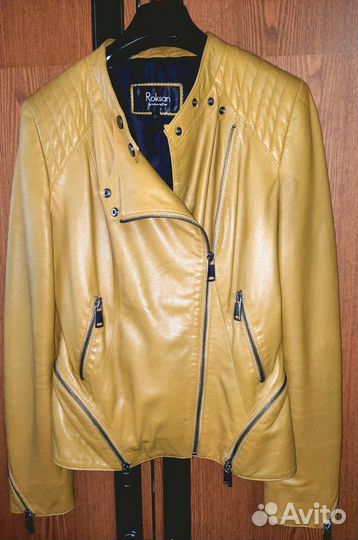 Женская кожаная куртка Roksan 44-46 р как новая