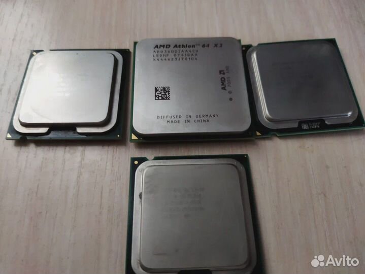 Процессоры 4шт. intel S775 и AMD