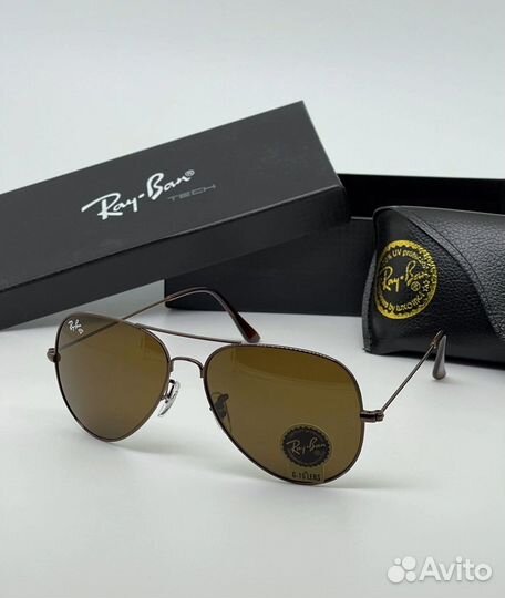 Очки Ray Ban aviator Стекло