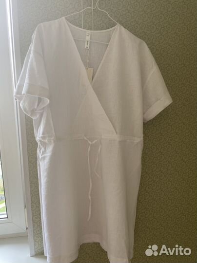 Платье Mango лён