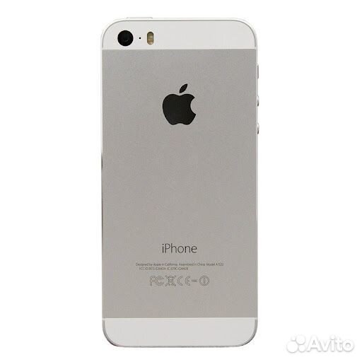 Задняя крышка для iPhone 5S (белый)
