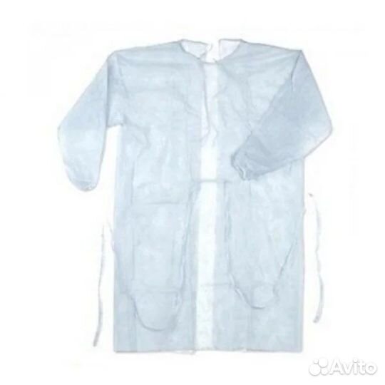 Халат медицинский одноразовый (Спанбонд)