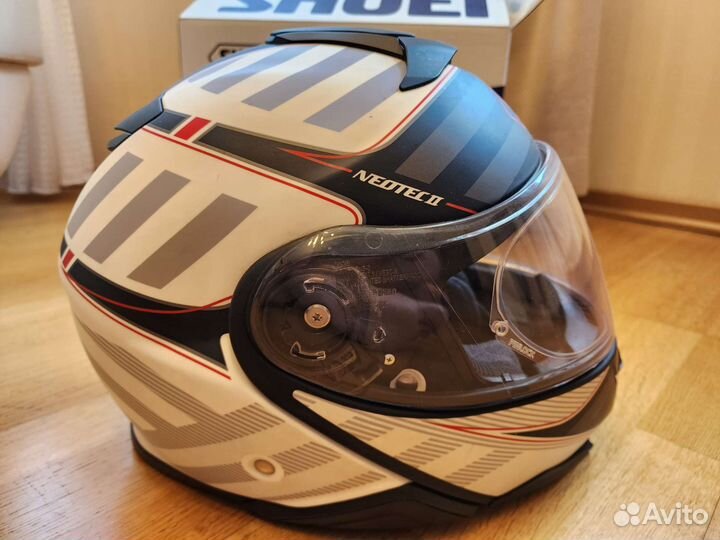 Мотошлем shoei Neotec II с подготовкой к гарнитуре