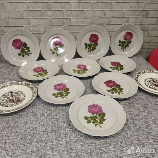 Тарелки СССР винтажные