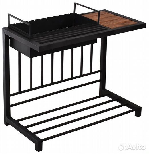 Мангальная зона в стиле лофт