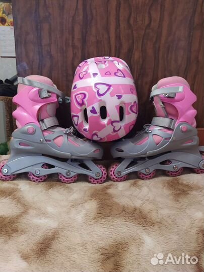 Роликовые коньки детские раздвижные