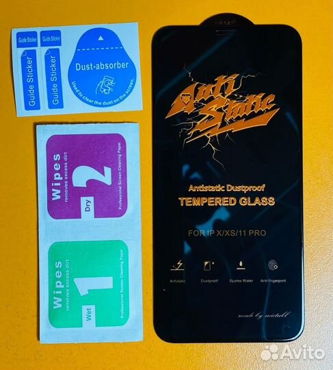 Защитное стекло на iPhone x/xs/11pro mietubl