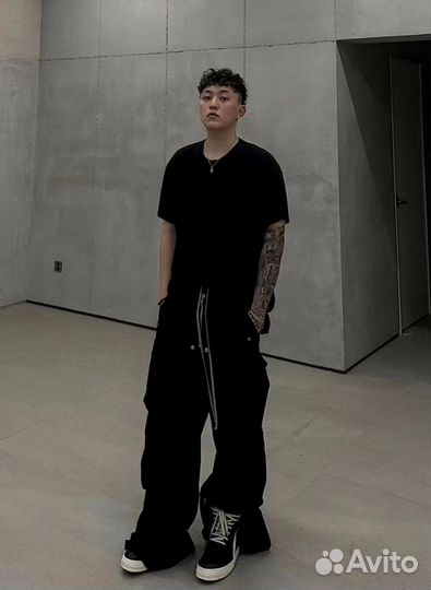 Джинсы широкие карго Rick Owens Cargo (M-XL)