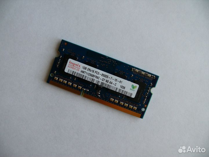 Oзу 1Gb PC3-8500S-7-10-A1 Hynix