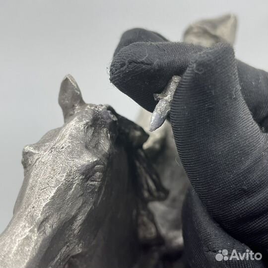 Статуэтка В. И. Чапаев На Коне Силумин Времен СССР