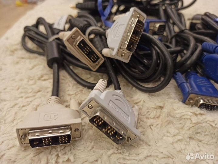 Кабель DisplayPort-Vga, Hdmi-Dvi, Vga-Vga, Dvi-Dvi