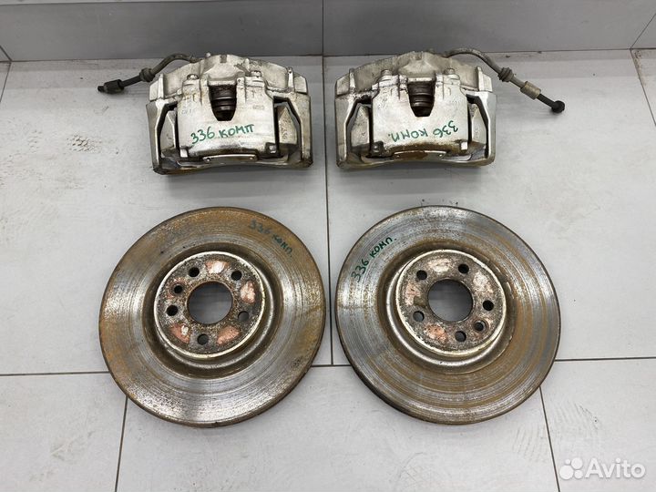 Передний суппорт/тормозной диск volvo комплект 336