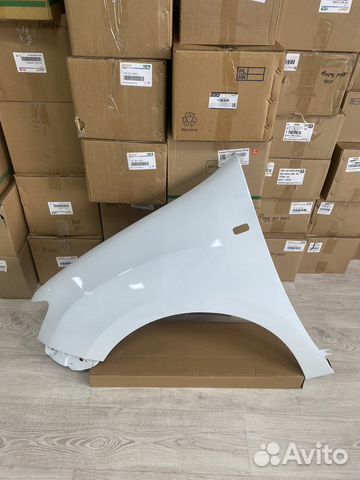 Крыло левое Renault Logan 2 Белый
