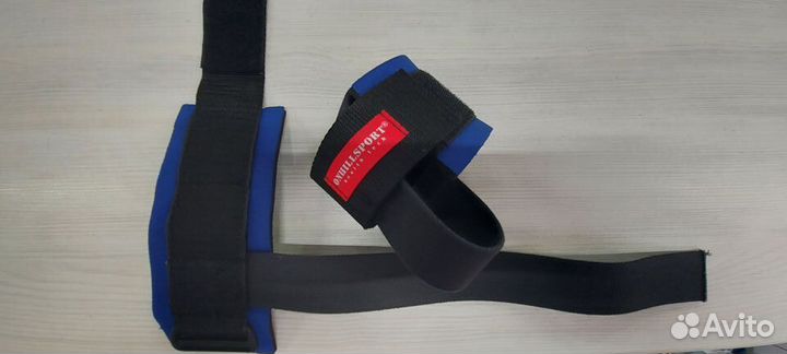 Лямки для тяги с фиксатором, стропа х/б, 2 шт