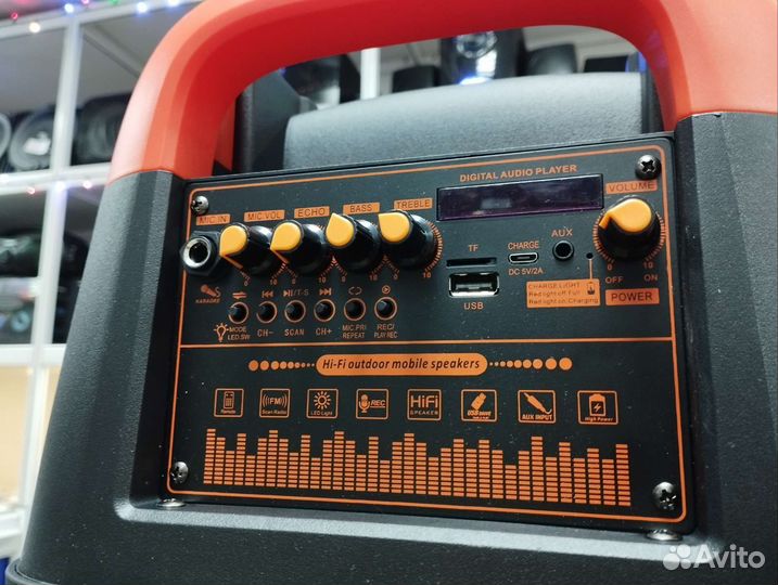 Большая Портативная Колонка CH-8829 80watt Новая