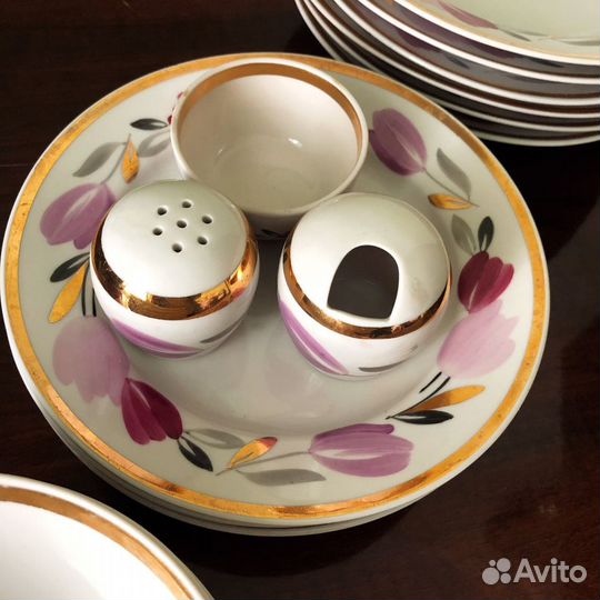Обеденный сервиз фарфор СССР