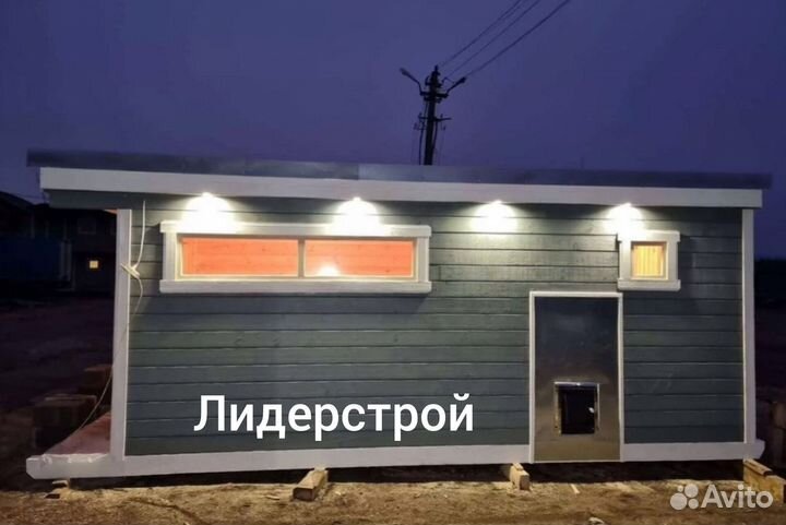 Баня с террасой